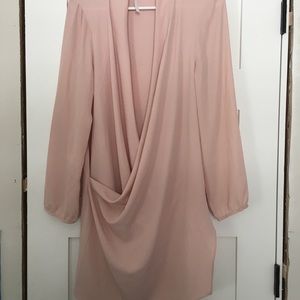 ASOS blush dress